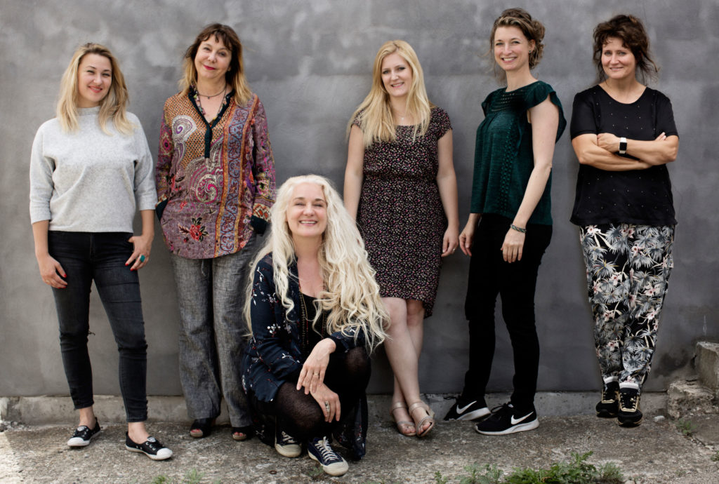 Dorota Piotrowska, Rita Marcotulli, Cæcilie Norby, Lisa Wulff, Nicole Johänntgen, Hildegunn Øiseth. Photo by Isak Hoffmeyer/ACT